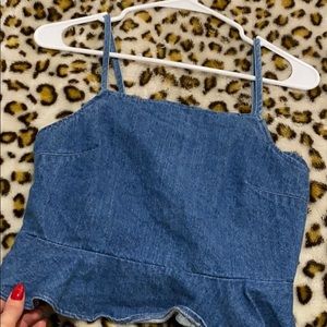 Denim top